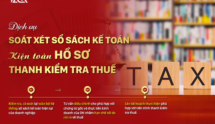 Dịch vụ soát xét sổ sách kế toán - kiện toàn hồ sơ thanh kiểm tra thuế