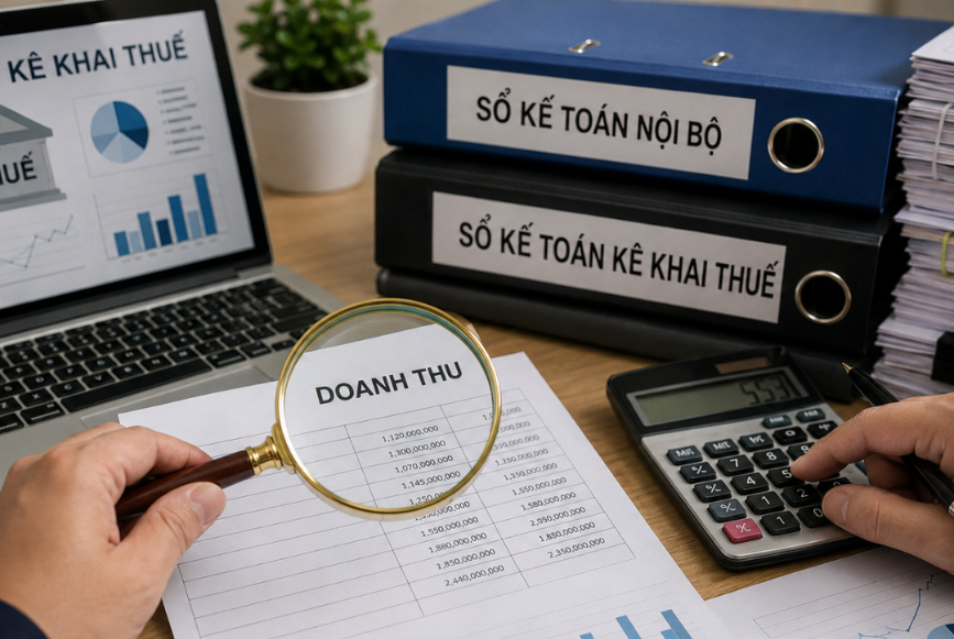 lập hai hệ thống sổ sách kế toán
